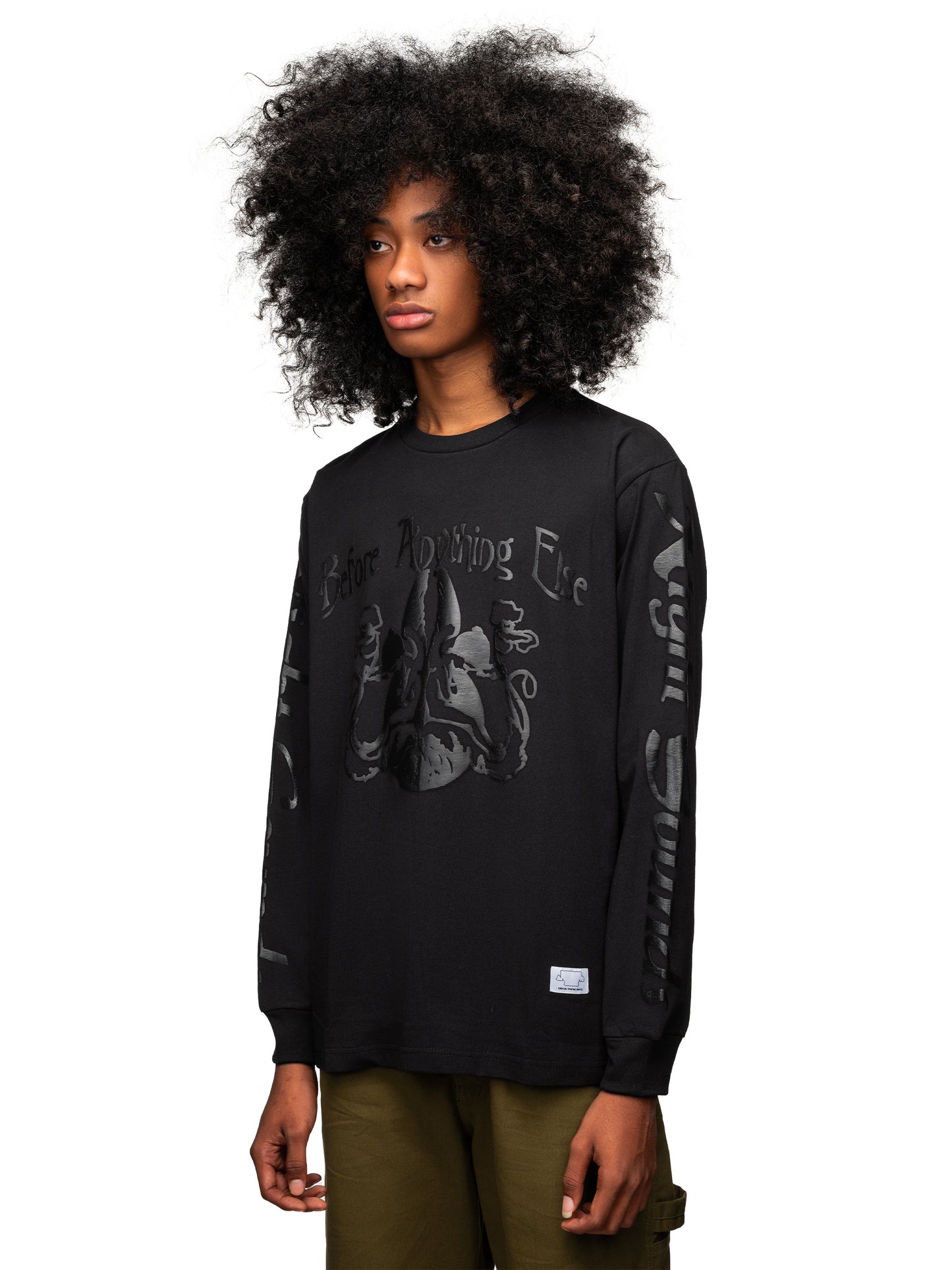 Night Sound LS Tee Black