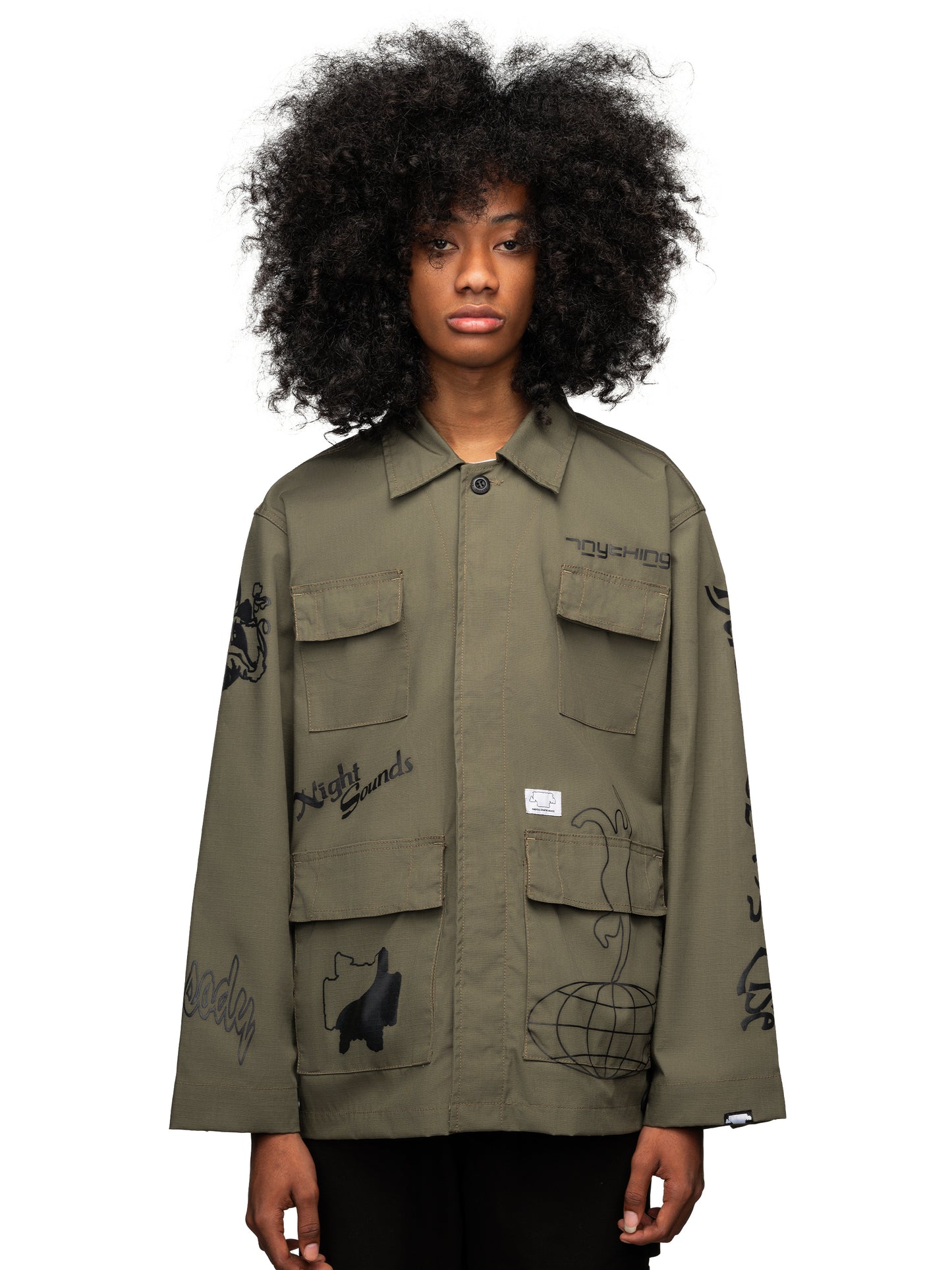 SP25 Graphics Jacket Olive