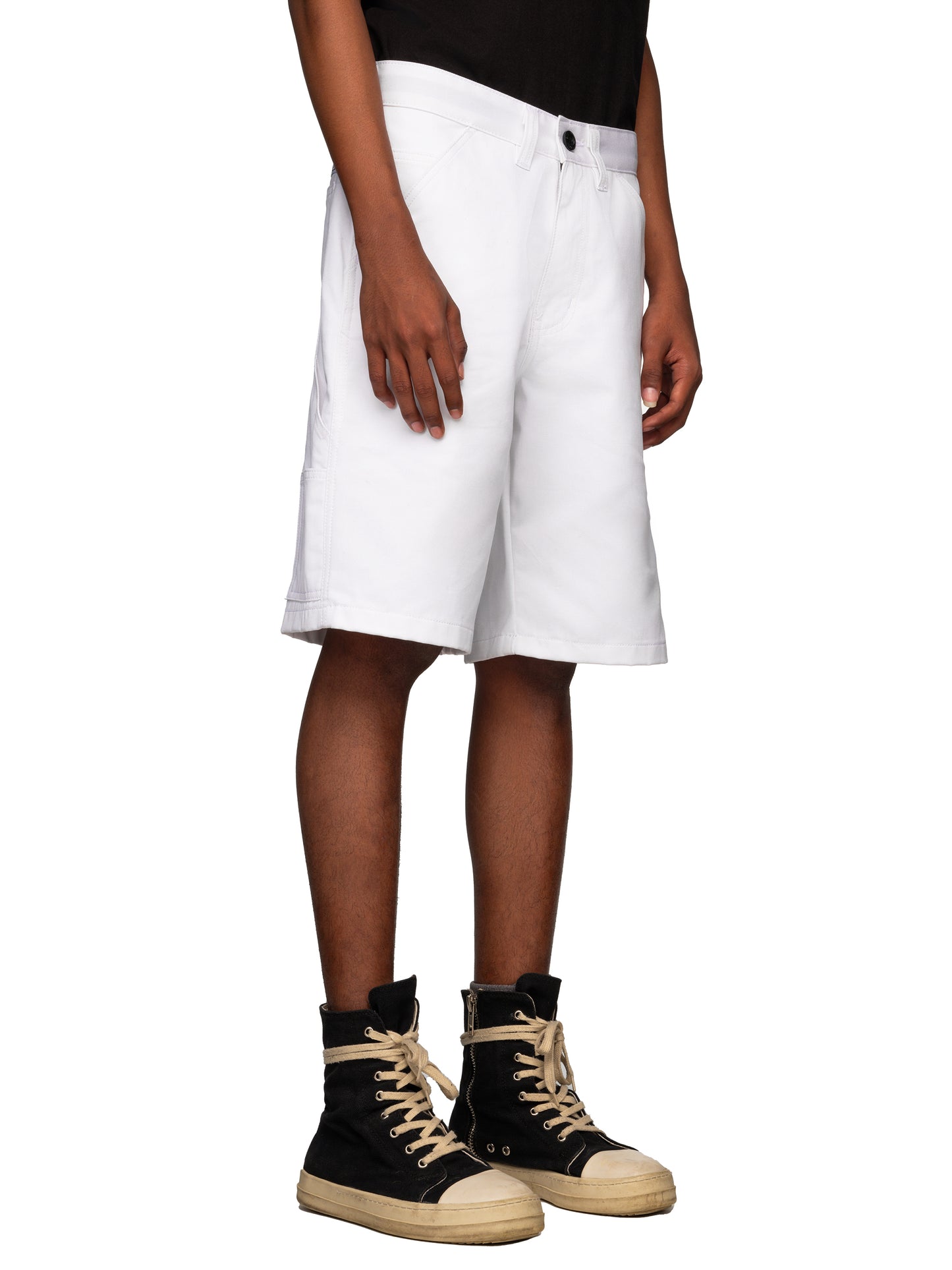 SP25 Single Knee Short White