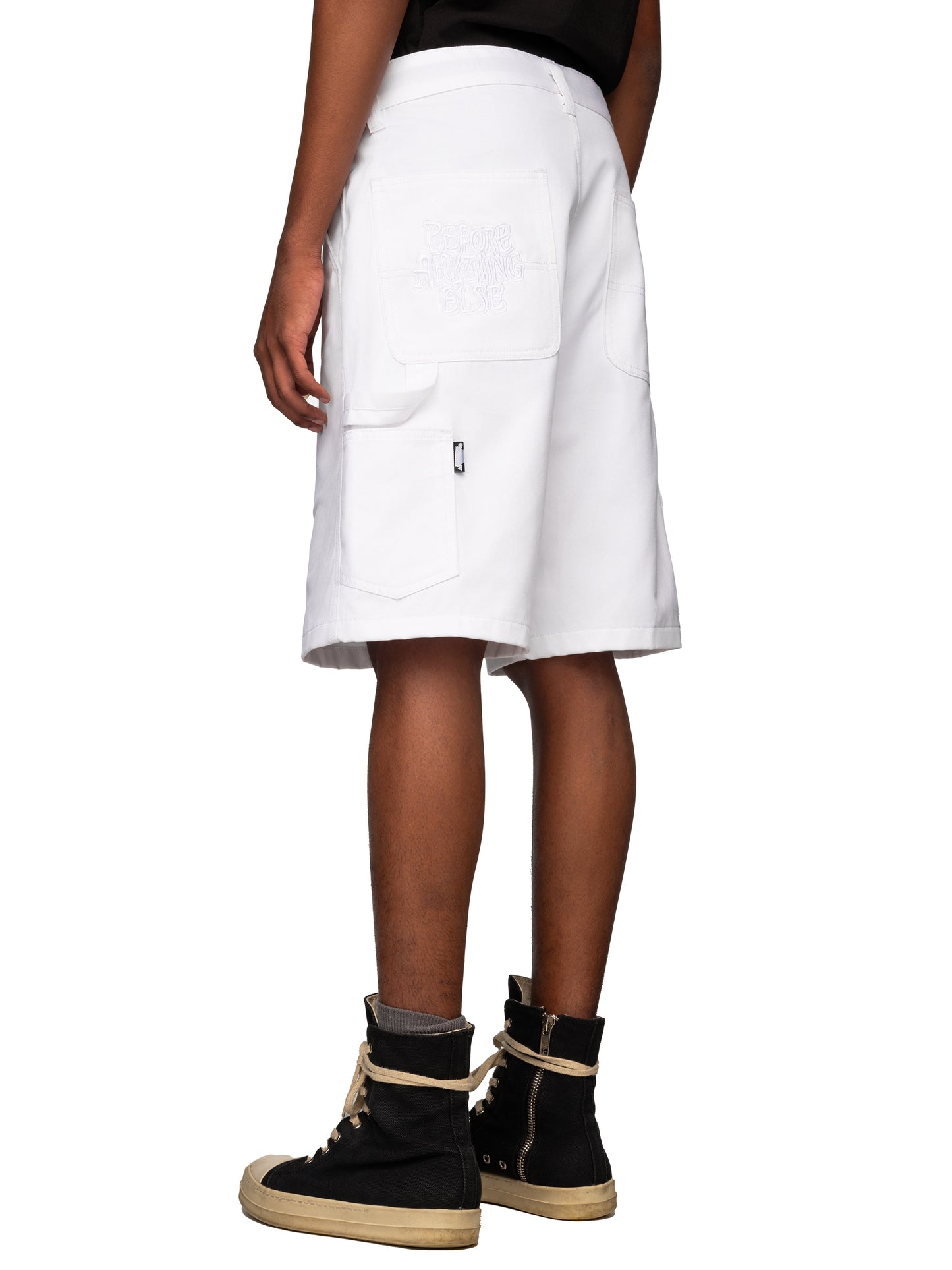 SP25 Single Knee Short White