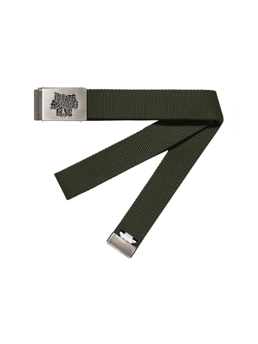 SP25 Logo Webbing Belt Olive