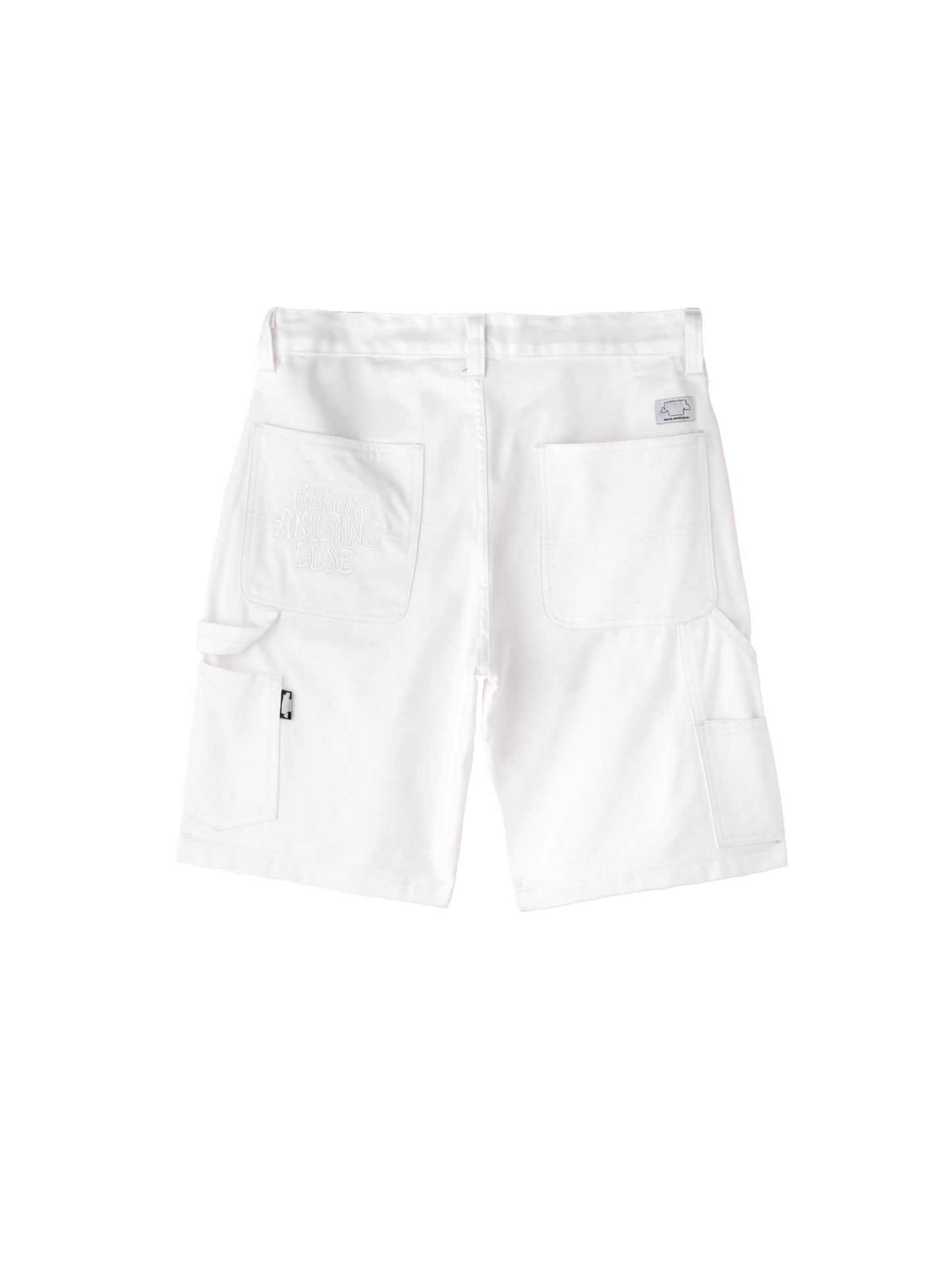SP25 Single Knee Short White