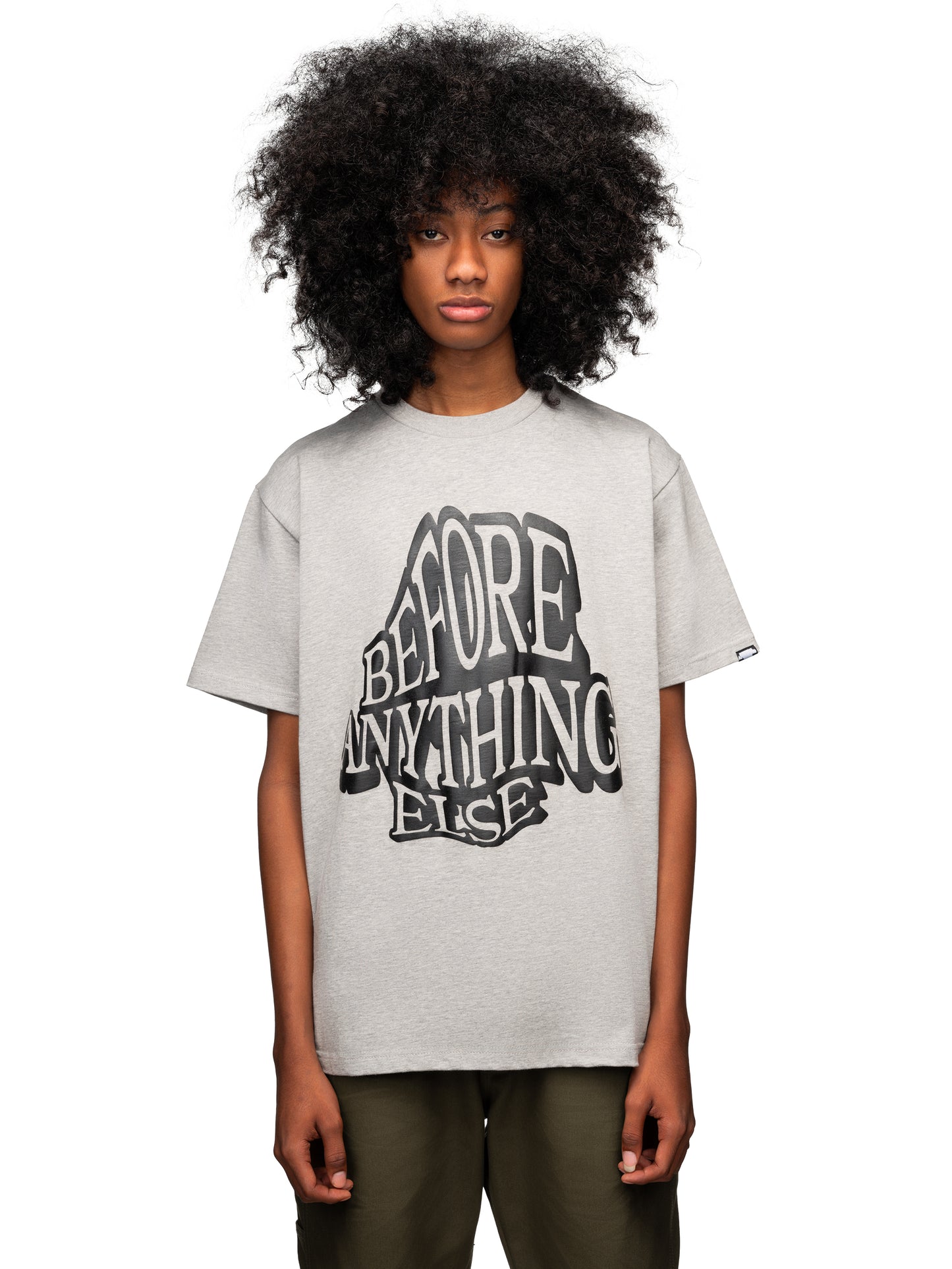 Fluid Logo Tee Grey