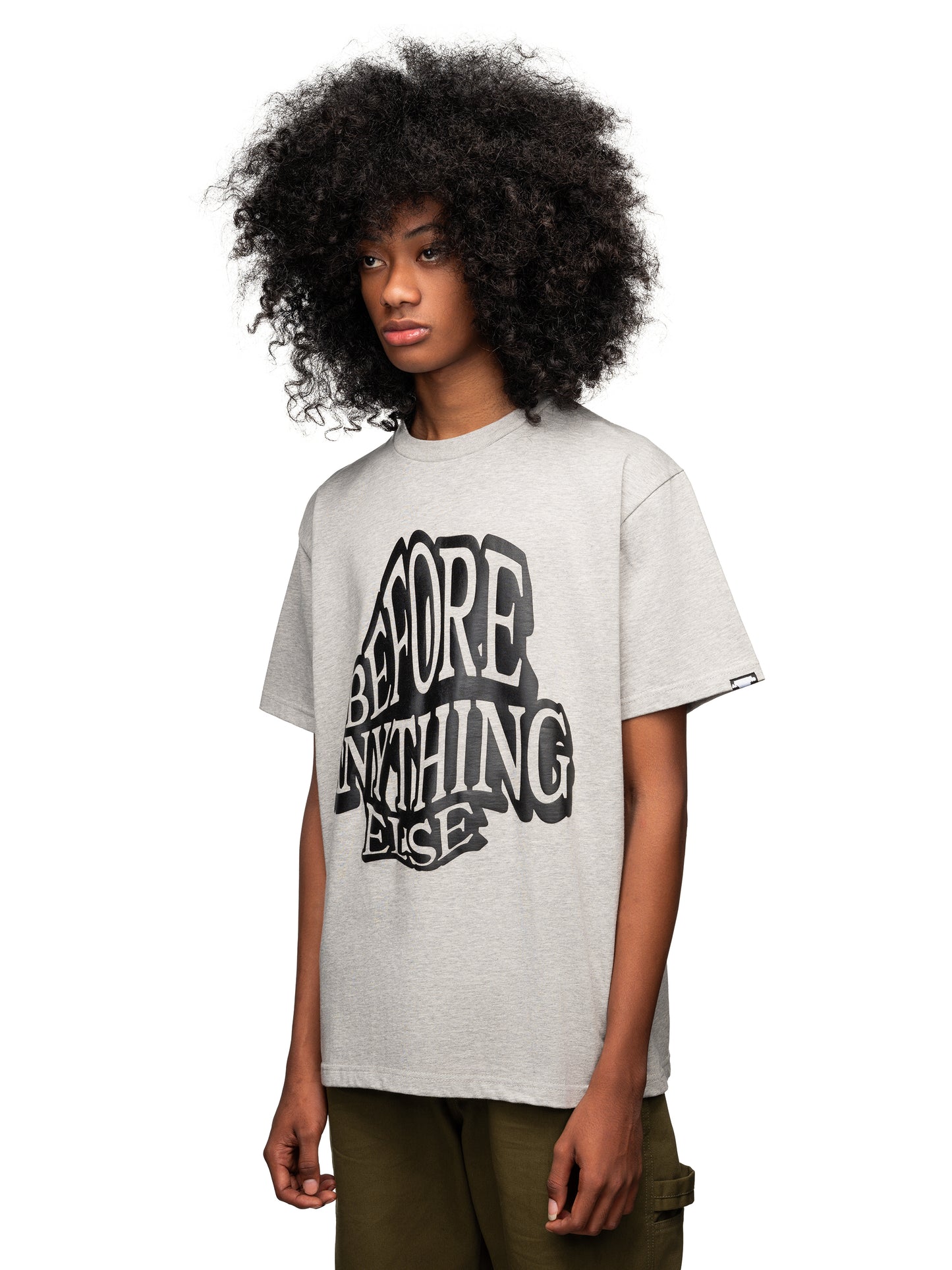 Fluid Logo Tee Grey