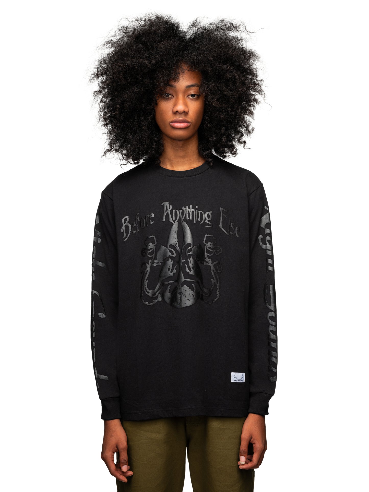 Night Sound LS Tee Black