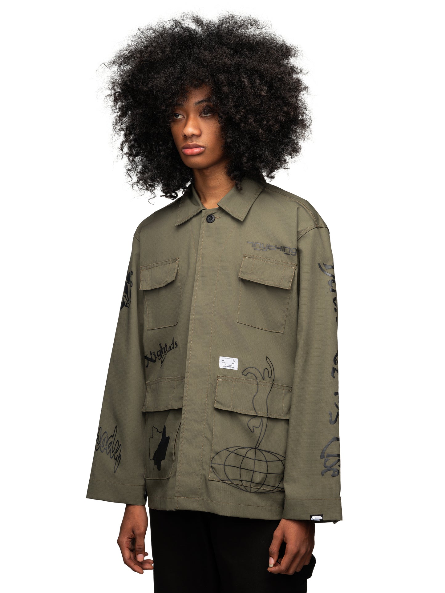 SP25 Graphics Jacket Olive