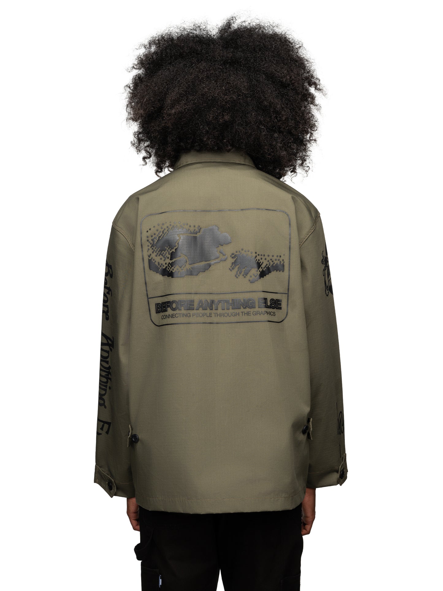 SP25 Graphics Jacket Olive