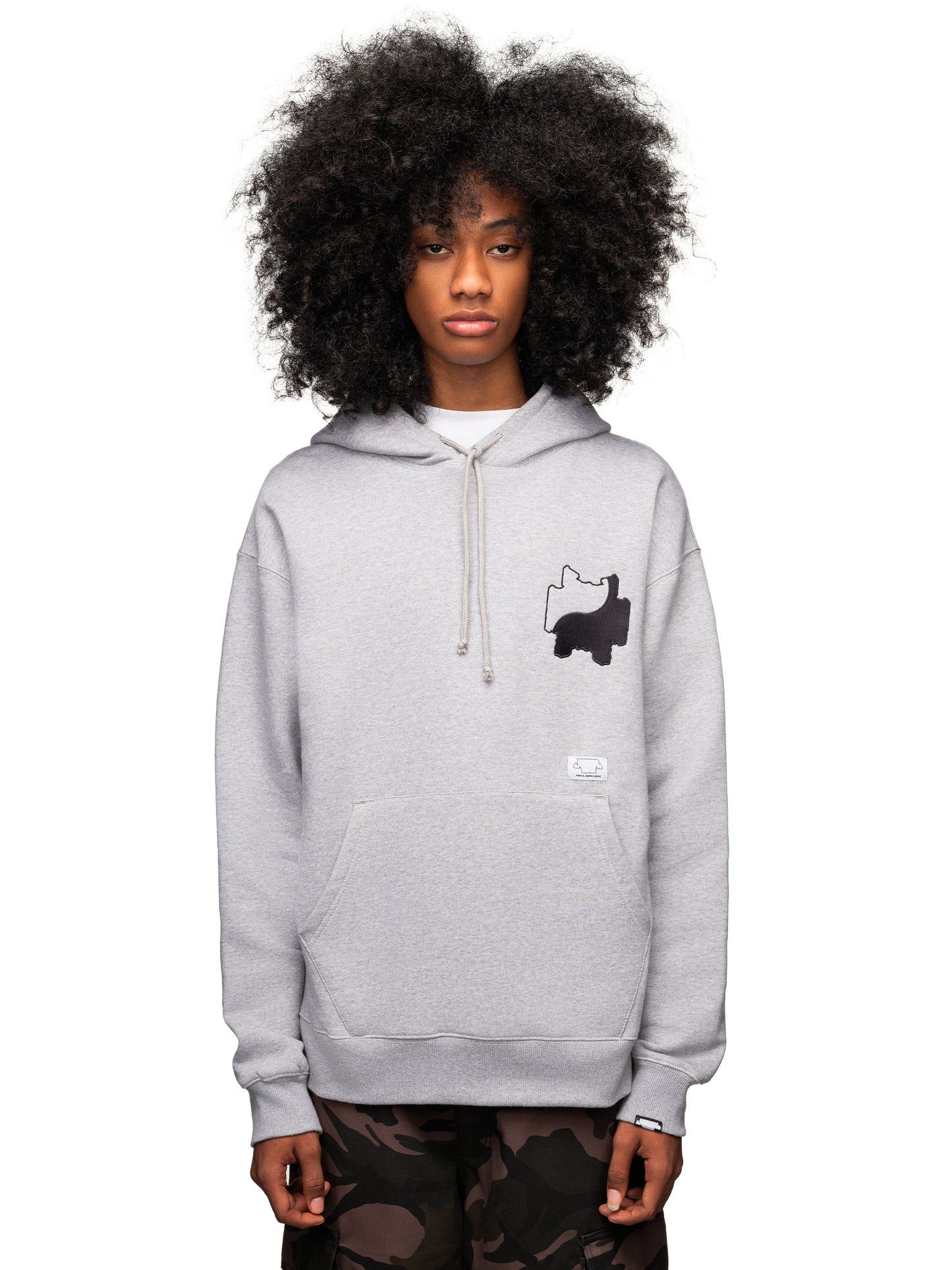 Yin Yang Hoodie Grey
