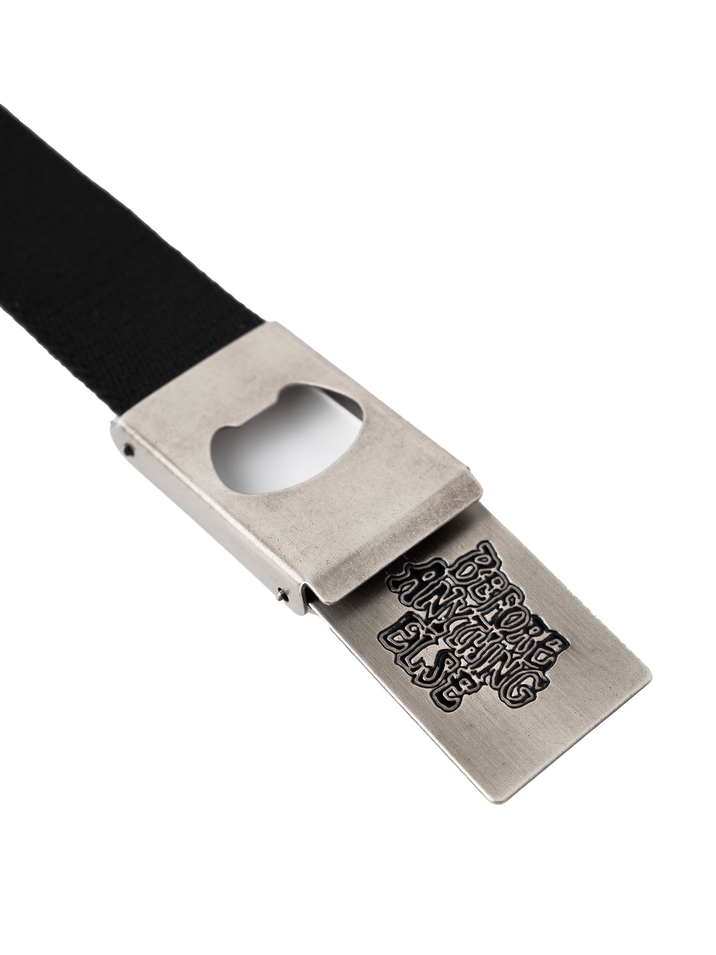 SP25 Logo Webbing Belt Black