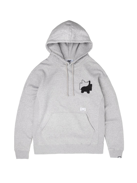 Yin Yang Hoodie Grey