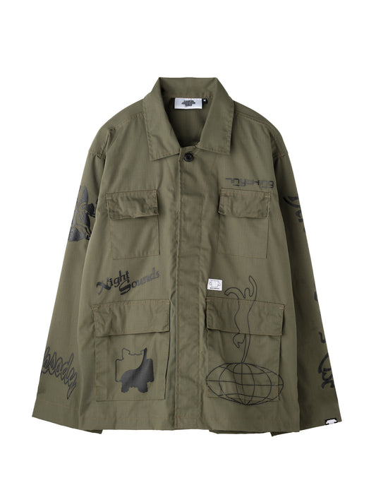 SP25 Graphics Jacket Olive