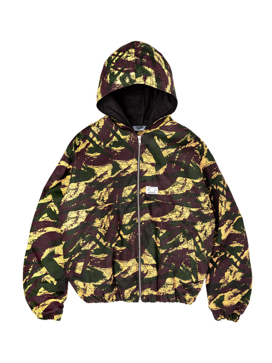 Anything Pullover Jacket Herringbone Camo